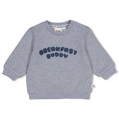 Feetje sweater Breakfast Buddy - blauw