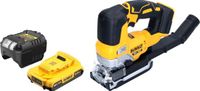 DeWalt DCS 334 D1 accu pendelzaag 18 V borstelloos + 1x accu 2,0 Ah + oplader