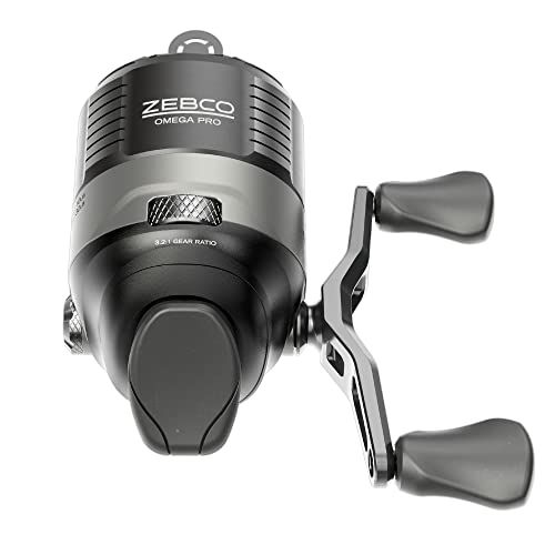 Zebco Omega Pro Spincast Reel - Size 30 - Pre-Spooled with Braid