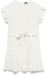 VERO MODA VMELIZA SHORT DRESS WVN Dames Mini Jurk Wit Gebloemd Korte Mouw Katoen M