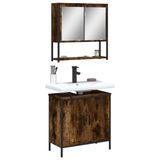 Prolenta Maison Exclusive - Ensemble de meubles de salle de bain 2 pièces en bois composite chêne fumé
