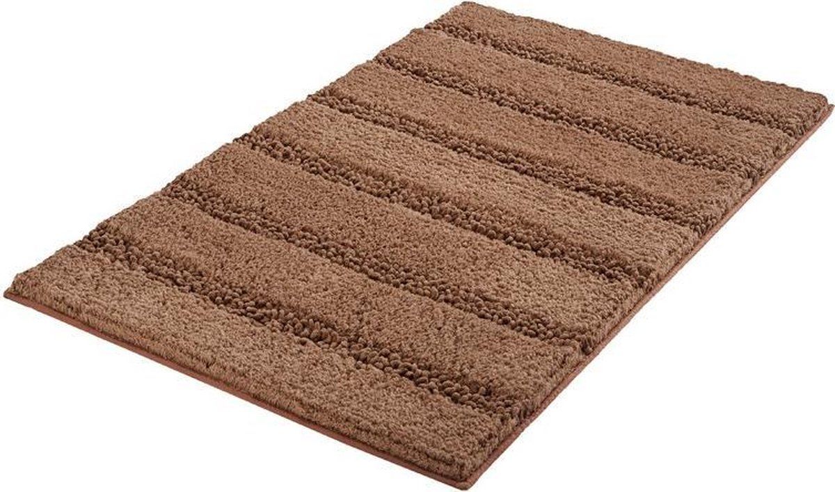 KLEINE WOLKE Badmat Monrovia cashmere 70x120cm - bruin