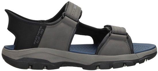 Skechers TRESMEN - REECE Heren Instappers - Charcoal - Maat 45
