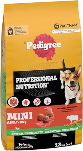 PEDIGREE Professional Nutrition Droog voor Kleine Honden Rundvlees & Groente 12kg