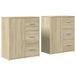 VidaXL Dressoir Sonoma Oak Wood 60x31x70 cm