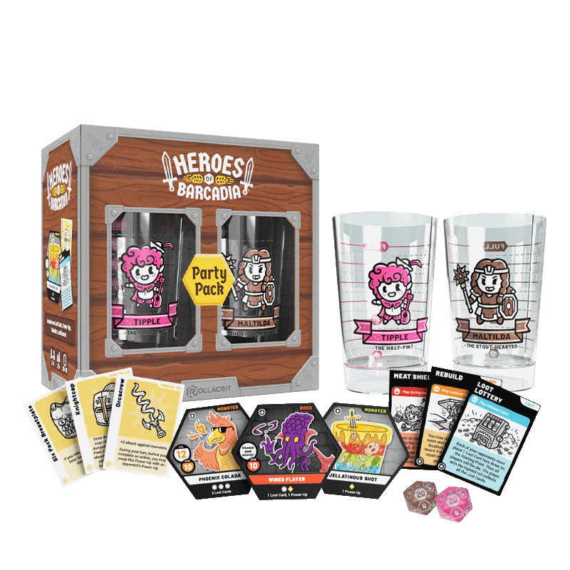Rollacrit Corp. Heroes of Barcadia Party Pack