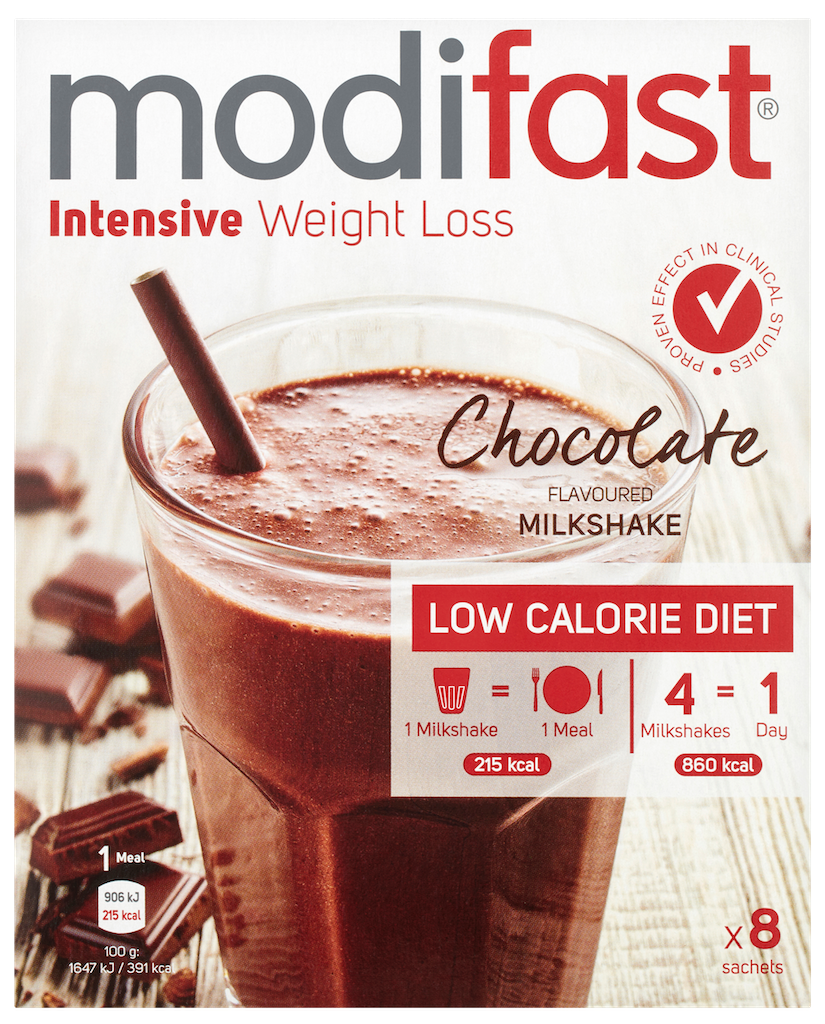 Modifast Intensive Weight Loss Milkshake Chocolate - 5410063037915