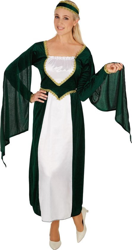 Tectake dressforfun - Vrouwenkostuum kasteelprinses M - verkleedkleding kostuum halloween verkleden feestkleding carnavalskleding carnaval feestkledij partykleding - 301201