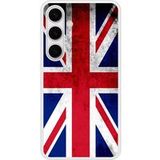 Samsung Galaxy S24 Drapeau angleterre Verstevigd hoesje met sublimatie bedrukking