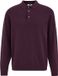 WE Fashion Heren regular fit polo - Aubergine - Katoen - Maat: XXL