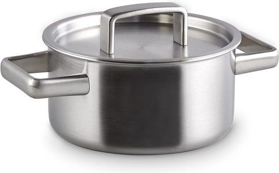 Habonne King Kookpan - 16 cm - RVS - met deksel
