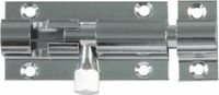 AMIG Schuifslot/Plaatgrendel - Messing - Verchroomd - 6 x 2.55 cm
