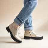 Muyters Veterboots goud Synthetisch - Maat 27 - Kinderschoenen