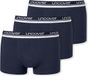 Uncover Schiesser Uncover 3-Pack Heren Boxershorts Marine Blauw Katoen Elastaan 3XL