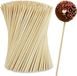 Merkloos Relaxdays cake pop stokjes - set van 400 stuks - bamboe - 15 cm lang - natuur