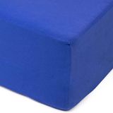 Amago Hoeslaken, 50 cm Diepe, 100% Katoen, 140 x 200 cm - Blauw
