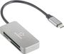 Renkforce RF-PCR-210 Lecteur de carte mémoire externe USB-C 3.2 Gen 1 Argent