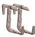 KADAX Support de jardinière technorattan pour balcon 2 pièces cramoisi