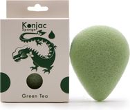 Merkloos / Sans marque Ancient Wisdom Traanvormige Konjac Spons - Groene Thee - Beschermend