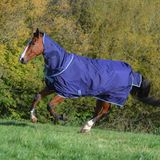 Bucas Atlantic Exclusive + Neck Turnoutdeken 0g 155/205 - Navy