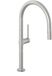 KLUDI-REEF Keuken ééngreepsmengkraan - uittrekbare spoeldouche Stainl.Br. Nicke, 50851N575