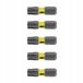 Hogert Embout Torx T25 25 mm 1/4" - 5 pièces