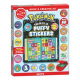 Pokemon Klutz Pokemon Color-In 3D Puffy Stickers