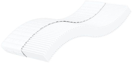vidaXL Schuimmatras H2 H3 90x200 cm Wit