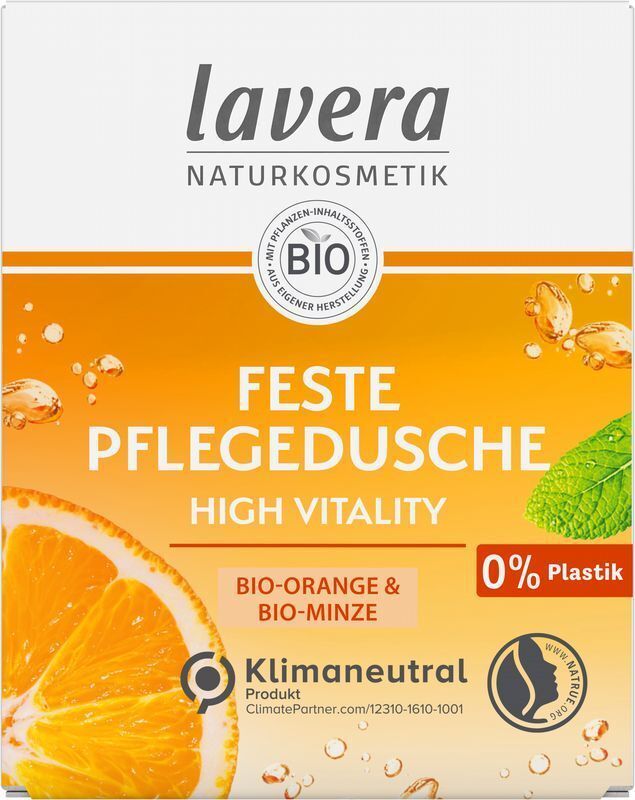 Lavera Body cleansing bar high vitality fr-nl 50g