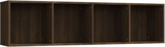 VidaXL Boekenkast / tv-meubel 143x30x36 cm bruin eikenkleurig