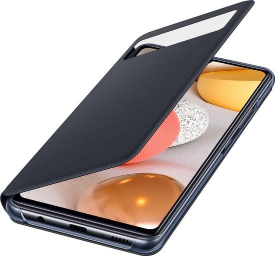 Samsung Galaxy A42 5G S-View Wallet Case - Black