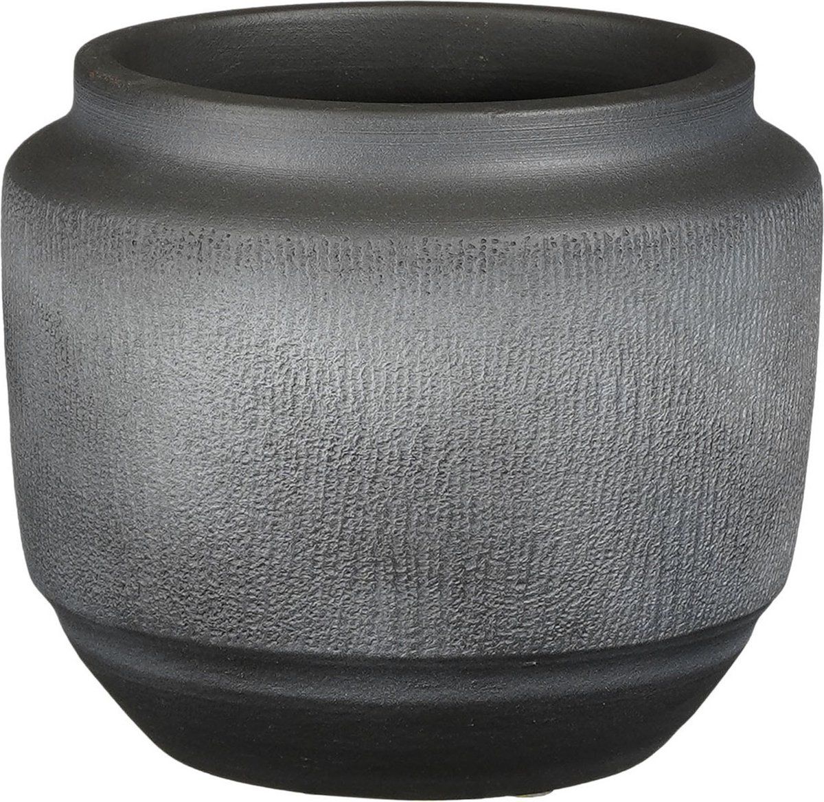 Mica Decorations - Plantenpot - D21/H17 cm - Zwart