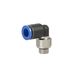 Riegler L-steekschroefverbinding »blauwe serie«, draaibaar, G 1/2 a., voor buitenslang Ø 16 mm, werkdruk max. 15 bar, KS/MS niet, L=33,5 mm
