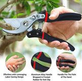 Ibenzoa® Tuinvriendelijke Professionele Snoeischaar met SK5-staal en Ergonomische Aluminium Handgrepen