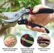 Ibenzoa® Tuinvriendelijke Professionele Snoeischaar met SK5-staal en Ergonomische Aluminium Handgrepen