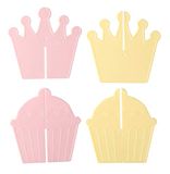 Zenker 43065.0 Cupcake-scheider, 12-delige set, roze/geel, nc