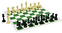 Échiquier Tournoi - 43,2 x 43,2 cm - Plastique - Vert