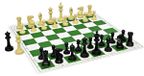 Échiquier Tournoi - 43,2 x 43,2 cm - Plastique - Vert