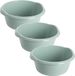 Hega Hoger Afwasteil - 3x stuks - 10L - rond - menthe - 38 x 16 cm