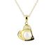 Bella Pearls Vrouwen 925 Sterling Zilver Geel Hanger GP-NSR-345