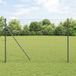 vidaXL Euro Hek 1,6 x 10 m PVC-gelaagd ijzer Zwart