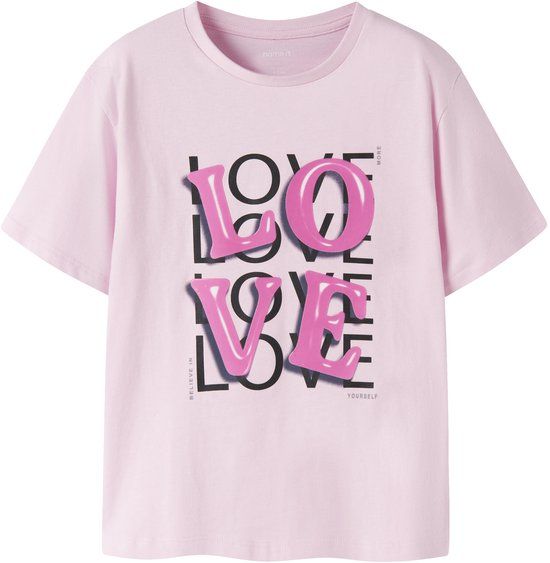 NAME IT - NKFDIRSA SS NREG TOP - Meisjes - T-shirts - Maat 116 - Katoen - Pirouette
