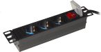 LINK LK3PDU Prise multiple avec 3 prises - ITA/Schuko pour armoires de 25,4 cm avec italien