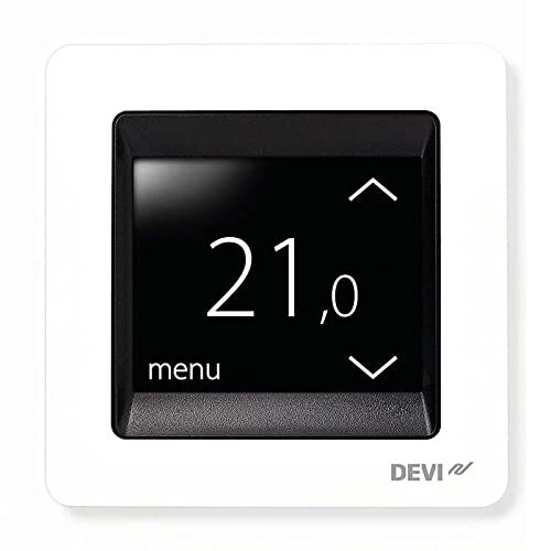DEVIreg Devi UP-klokthermostaat Touch met frame 16A 230V klokthermostaat 5703466215135