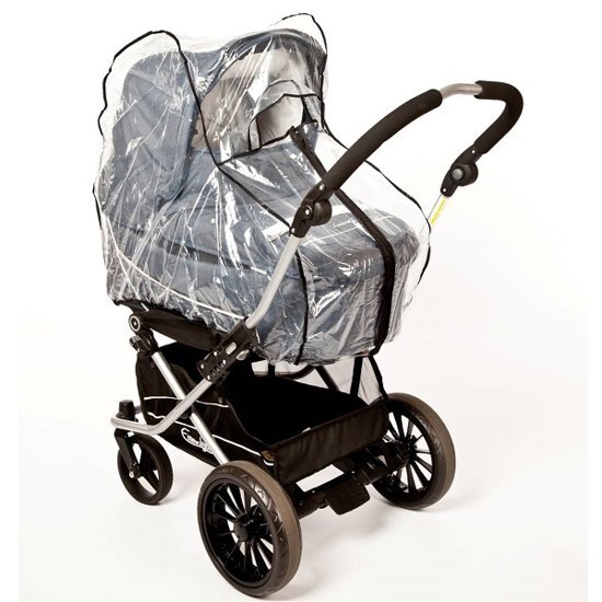 Alta bebe - Kinderwagen Regenhoes met rits - Transparant