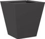 vidaXL Plantenbak 30x30x30 cm staal zwart
