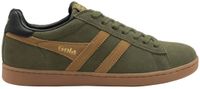Gola Trainers Equipe II Suede Khaki/Tobacco/Black