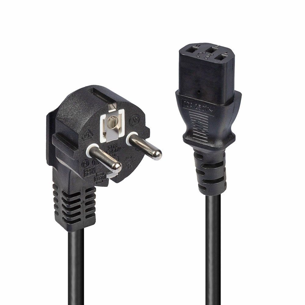 Lindy 30336 electriciteitssnoer Zwart 3 m CEE7/7 C13 stekker