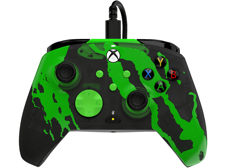 PDP PDP Gaming Rematch Bedrade Controller - Jolt Green Glow In The Dark Xbox Series X
