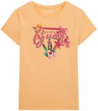 Guess Meisjes-T-shirt Tangerine Sorbet Katoen Korte Mouw Ronde Hals Printopdruk 14 jaar